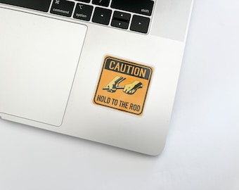 Hold to the Rod Sticker, Waterproof Vinyl Decal, Missionary Gift