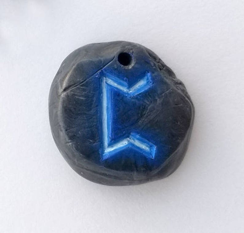 Custom Glowing Rune Pendant Etsy