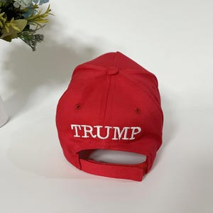 Baseball Cap MAGA Hat Embroidered Adjustable image 6