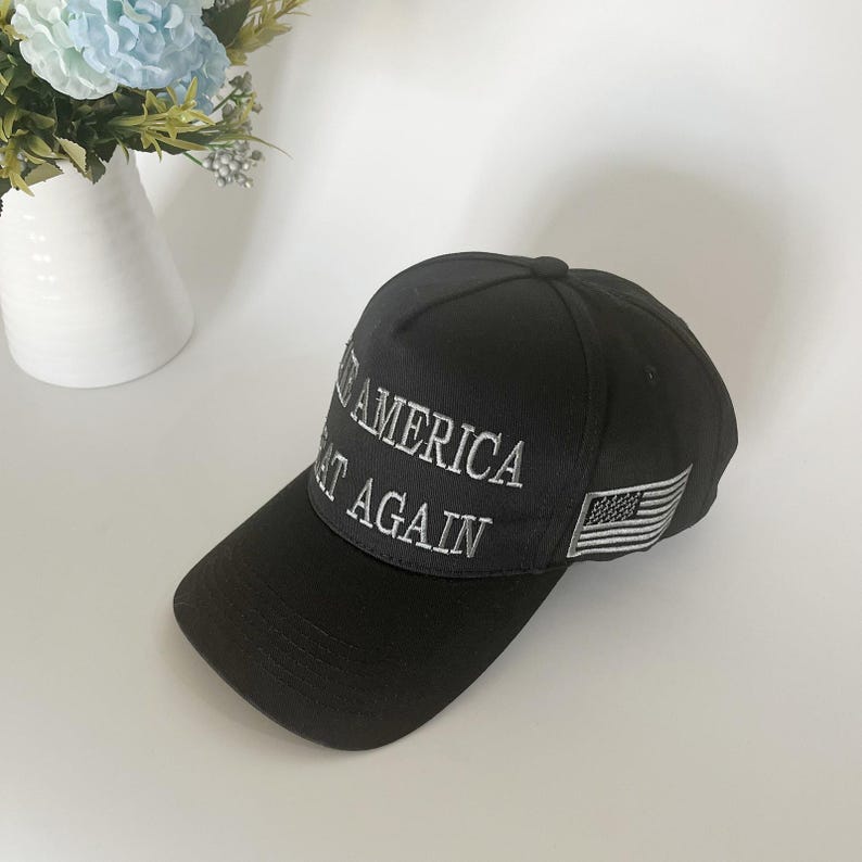 Baseball Cap MAGA Hat Embroidered Adjustable image 2