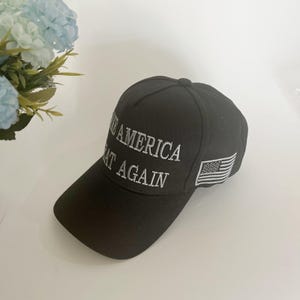 Baseball Cap MAGA Hat Embroidered Adjustable image 1
