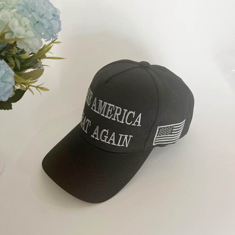 Baseball Cap MAGA Hat Embroidered Adjustable image 1