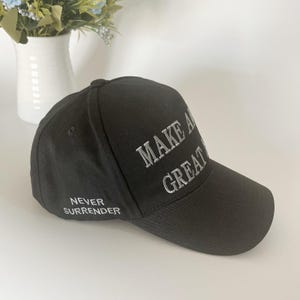 Baseball Cap MAGA Hat Embroidered Adjustable image 5