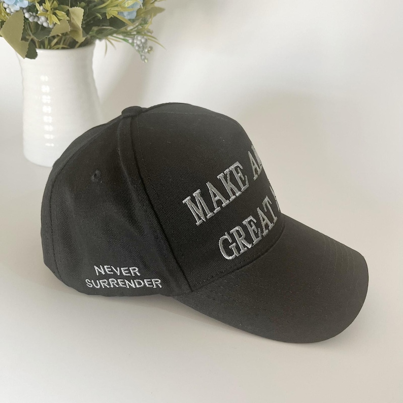 Baseball Cap MAGA Hat Embroidered Adjustable image 5