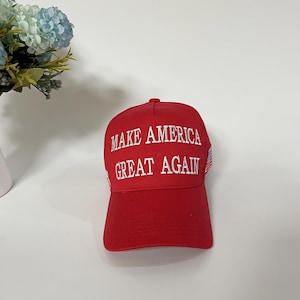 Baseball Cap MAGA Hat Embroidered Adjustable image 7