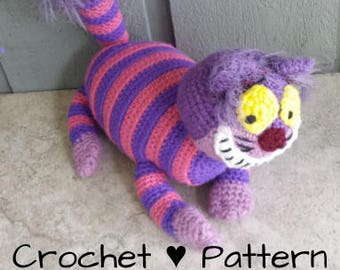 Cheshire Cat Alice in Wonderland Plushy Stuffed Animal Softie Toy