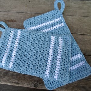 Crochet PATTERN ONLY for Towelie-Inspired Kitchen Pot Holders image 3