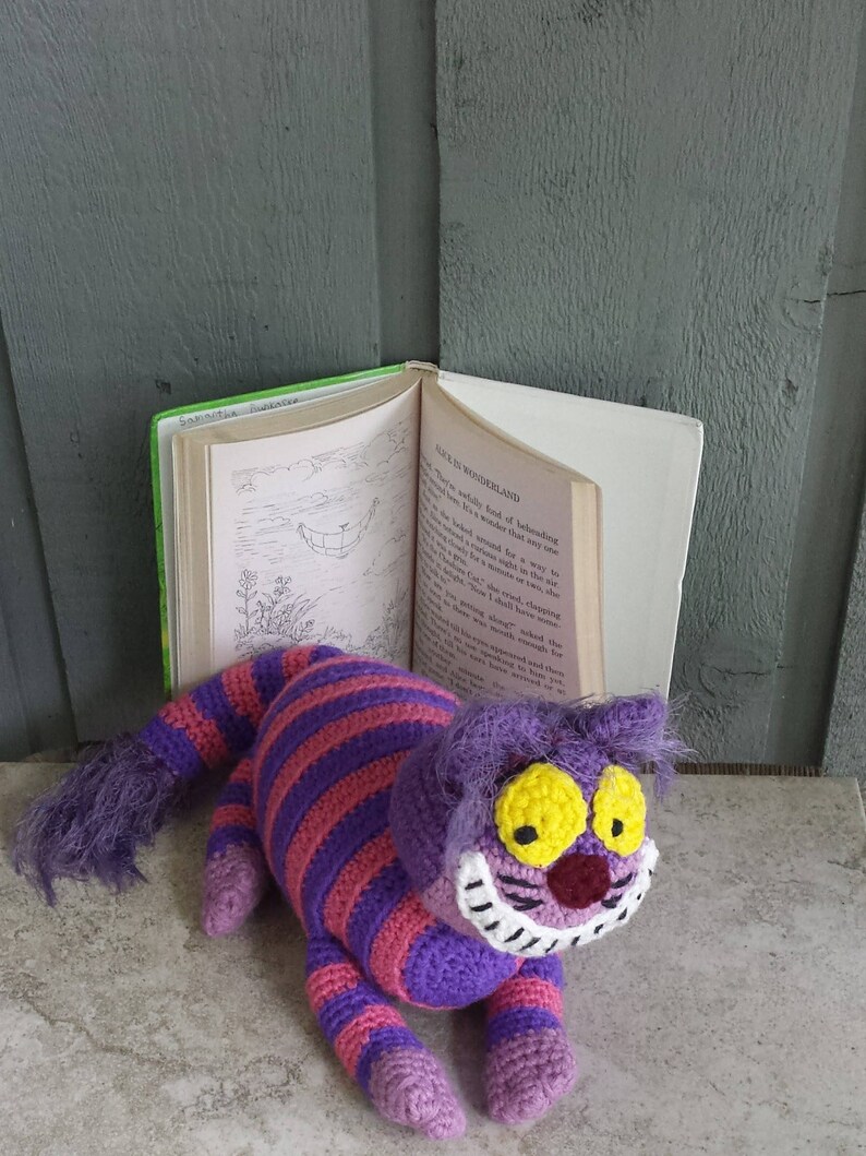 alice in wonderland cat stuffed animal