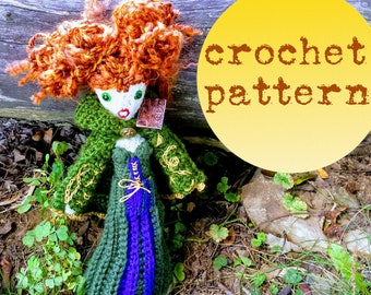 Winnie the Witch Crochet Pattern PDF