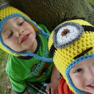 PATTERN ONLY Minion Hat Crochet image 3