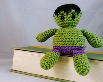 PDF Crochet Pattern Hulk Plushy Doll Amigurumi