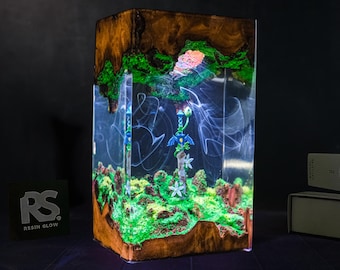 Master Sword Resin Lamp: Hylia Statue, Gaming Decor - TLoZ BOTW