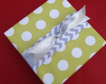 Grey Paper Ribbon in Pattern of Your Choice