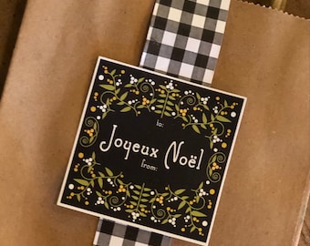 Joyeux Noël Labels