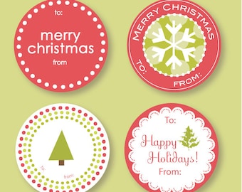 Variety Christmas Labels