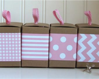 Pink Paper Ribbon in Pattern of Your Choice