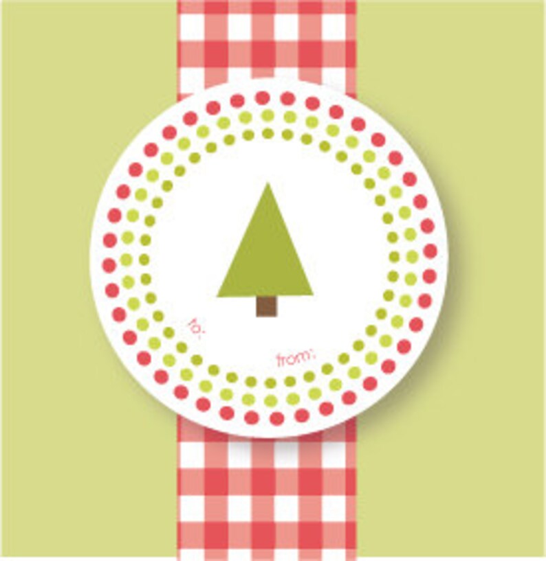 Christmas Tree Labels Etsy