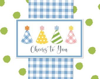 Charming Birthday Gift Labels | Gift Tags | Gift Enclosure Cards | Set of 12