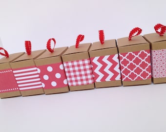 Red Paper Ribbon in Pattern of Your Choice