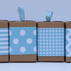 Aqua Paper Ribbon in Pattern of Your Choice image 5