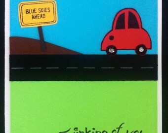 Blue Skies Ahead Card