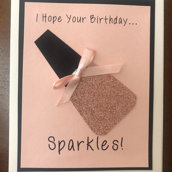 Nail Tech Birthday Greeting Card Etsy