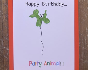Party Animal Birthday Card