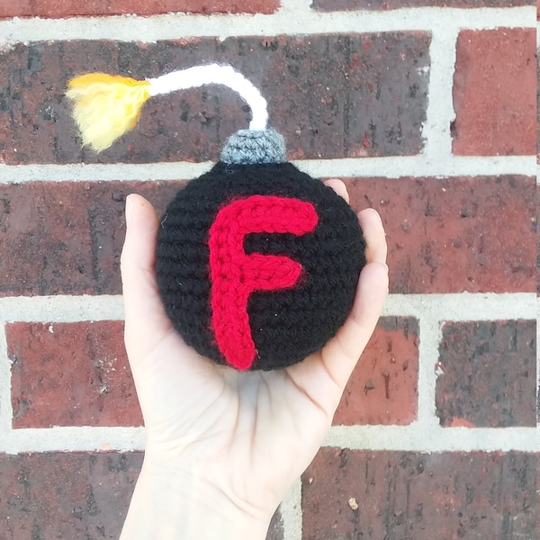 F-Bomb crochet f bomb plush toy RTS