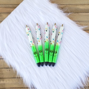 The Grinch Christmas gel Pen happy hollidays BLACK ink +ink refill RTS