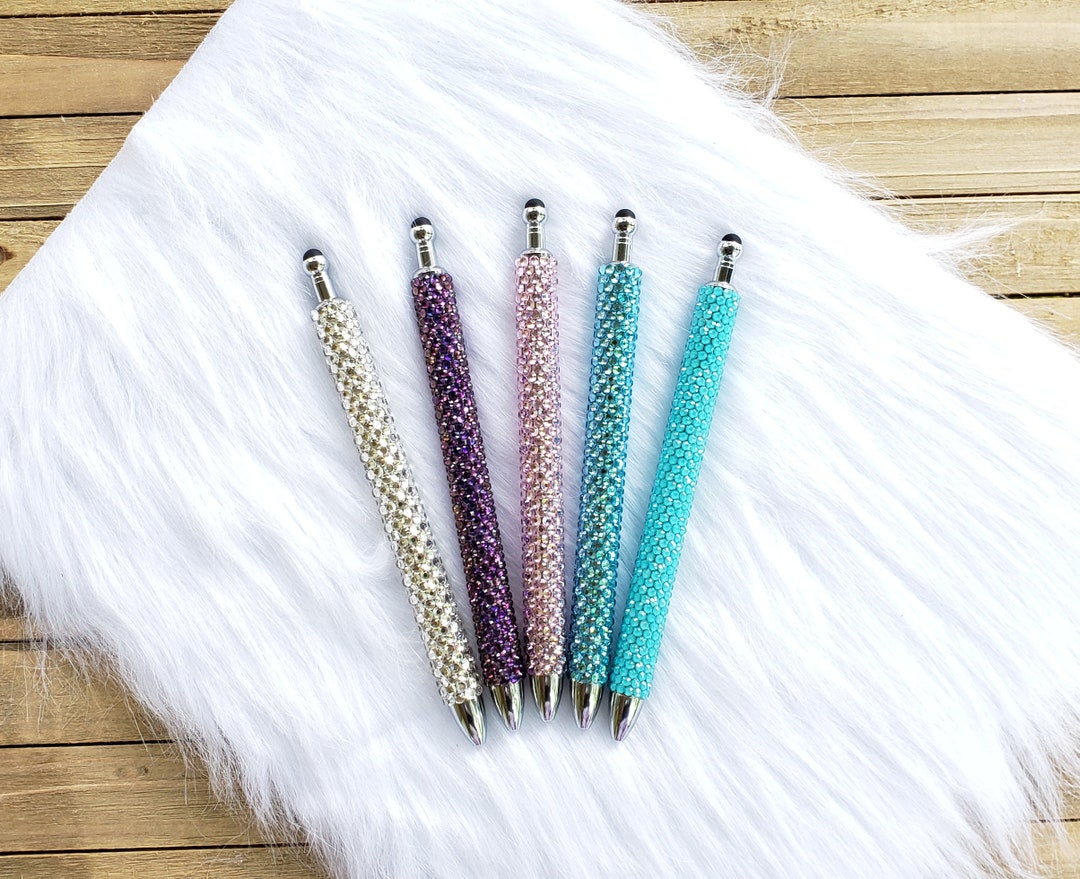 Crystal Bling Gel Pen Stylus black Ink RTS Etsy