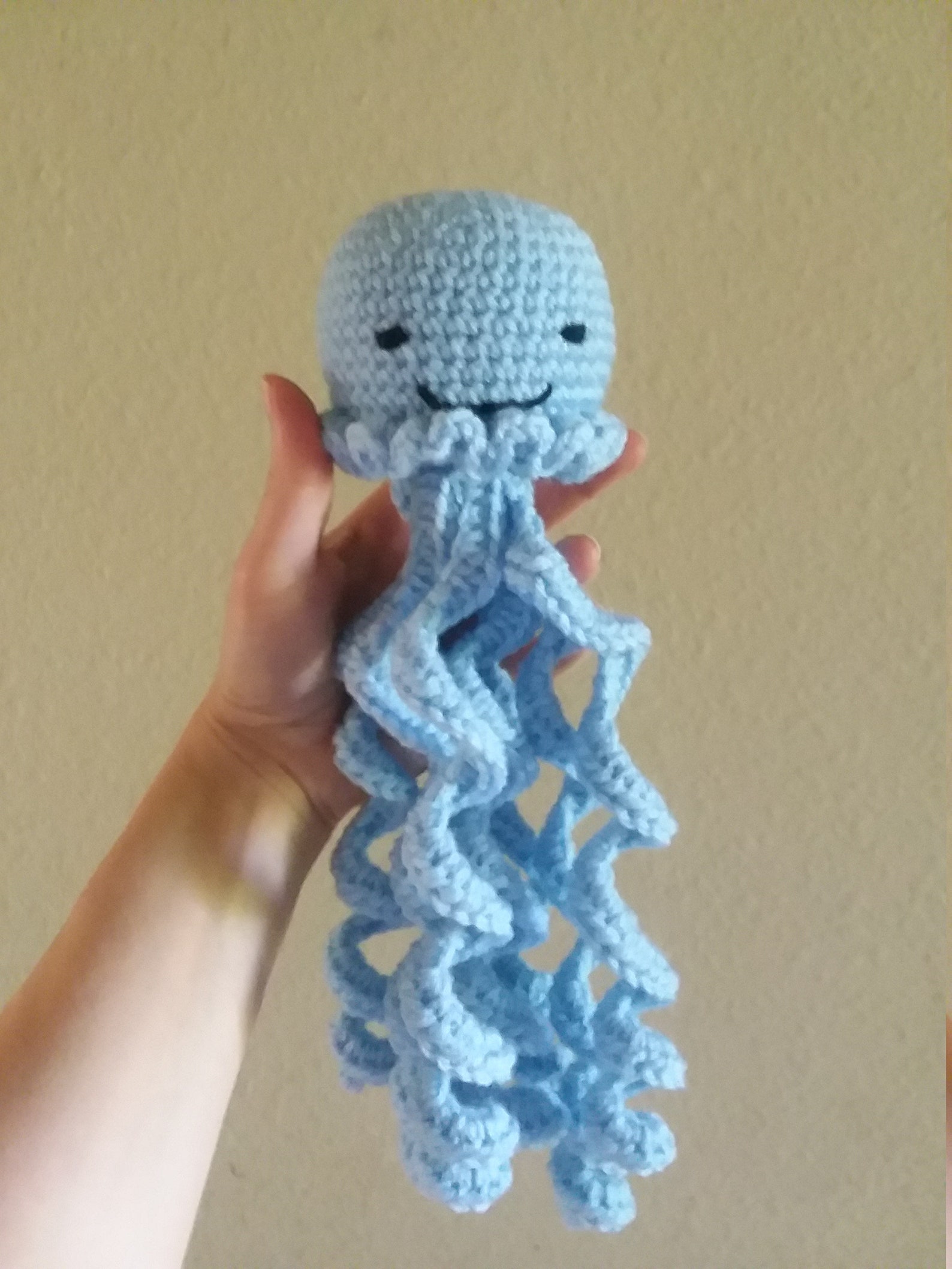 Jellyfish Rattle Baby Toy - Etsy