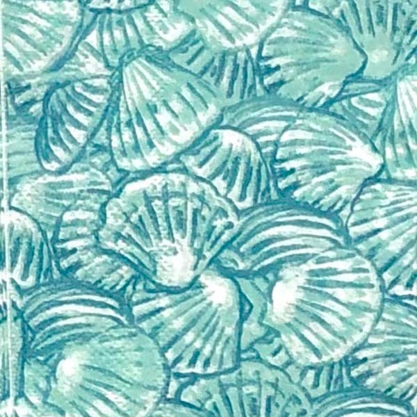 Decoupage Napkin | Seashell Paper Napkin | Nautical Scrapbooking Paper | Scallop Shell | Beach | Oyster Decoupage | Coastal | Set Of 3