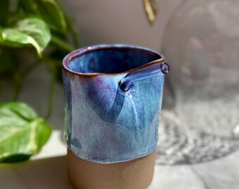 Lavender Twilight Ceramic Straw Cup