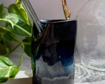 Cosmic Void Mini Ceramic Straw Cup