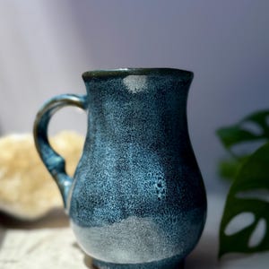Denim Blue Ceramic Mug, Coffee Mug