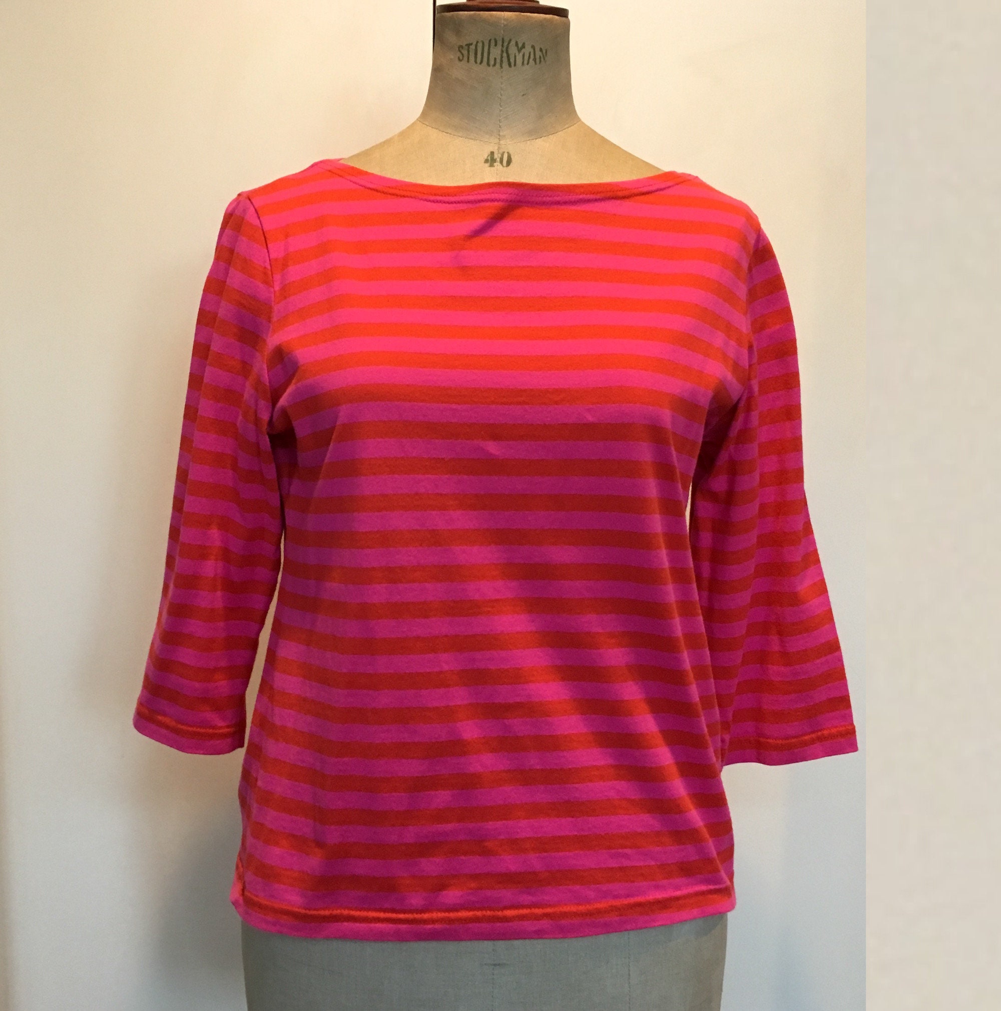 Vintage Marimekko ilma Boatneck Cotton Jersey Top - Etsy