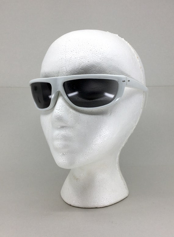 white wrap sunglasses