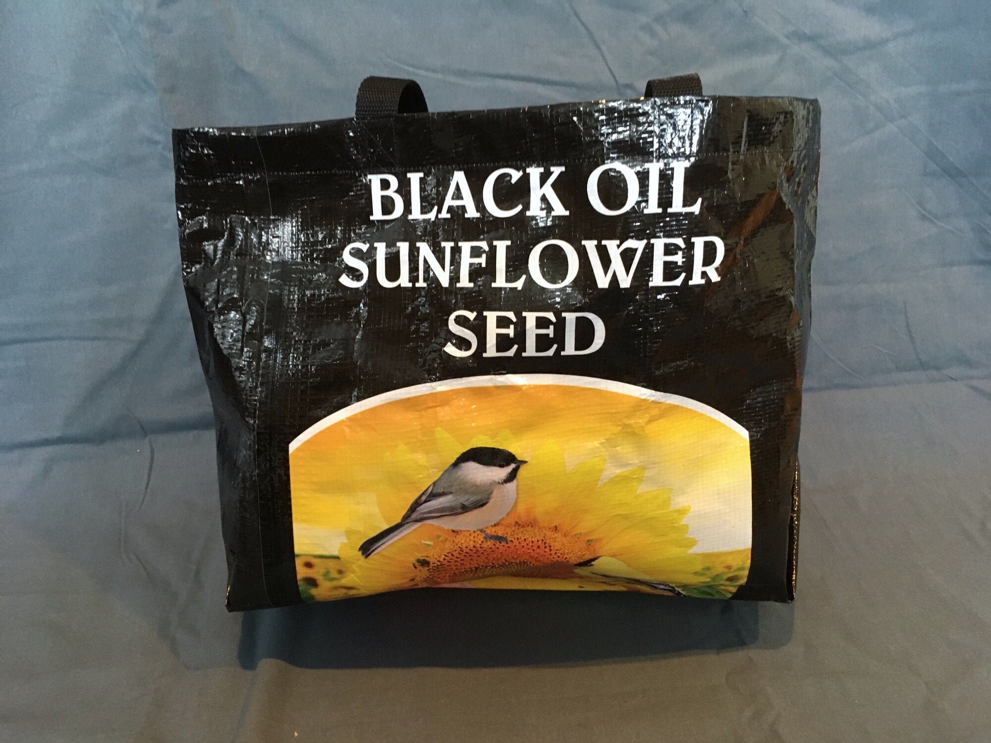 Extrastrong repurposed bird seed bag shopping bags Black Etsy