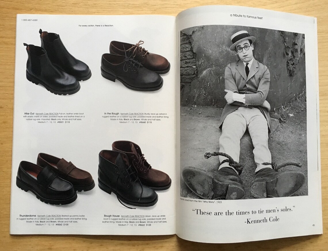 Vintage Fall 1995 Cole Catalog Shoes & Accessories Etsy