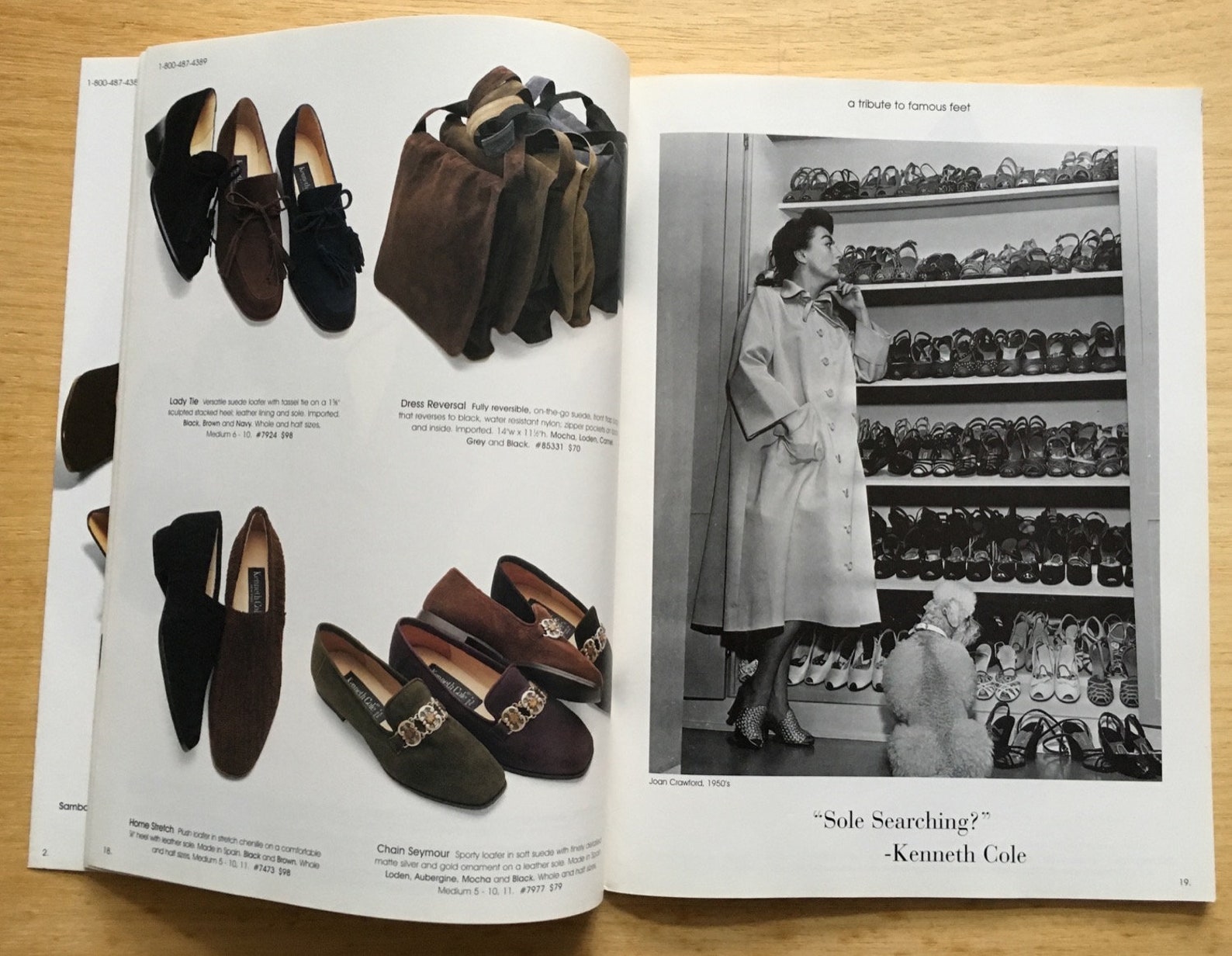 Vintage Fall 1995 Cole catalog shoes & accessories Etsy