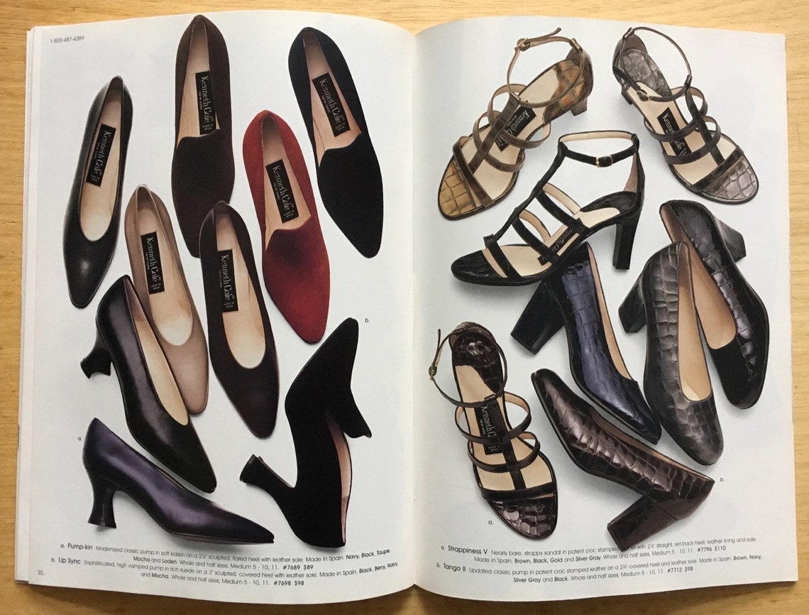 Vintage Fall 1995 Cole Catalog Shoes & Accessories Etsy