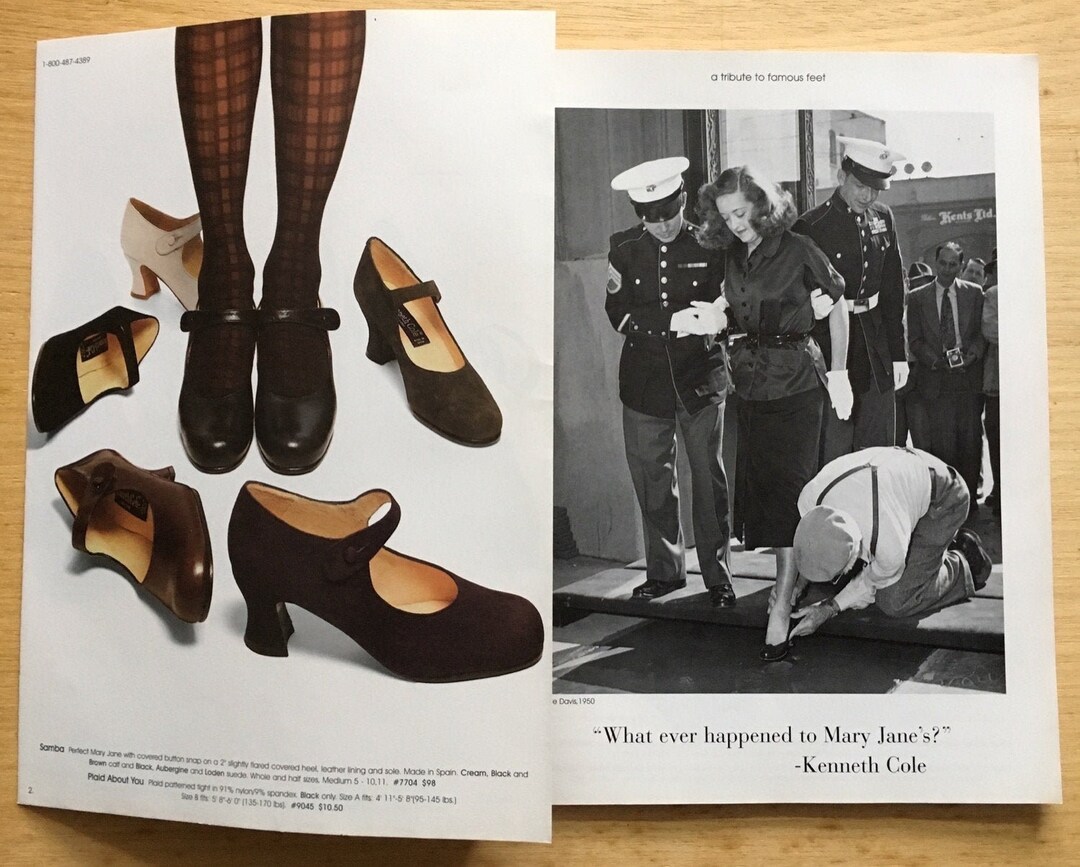 Vintage Fall 1995 Cole Catalog Shoes & Accessories Etsy