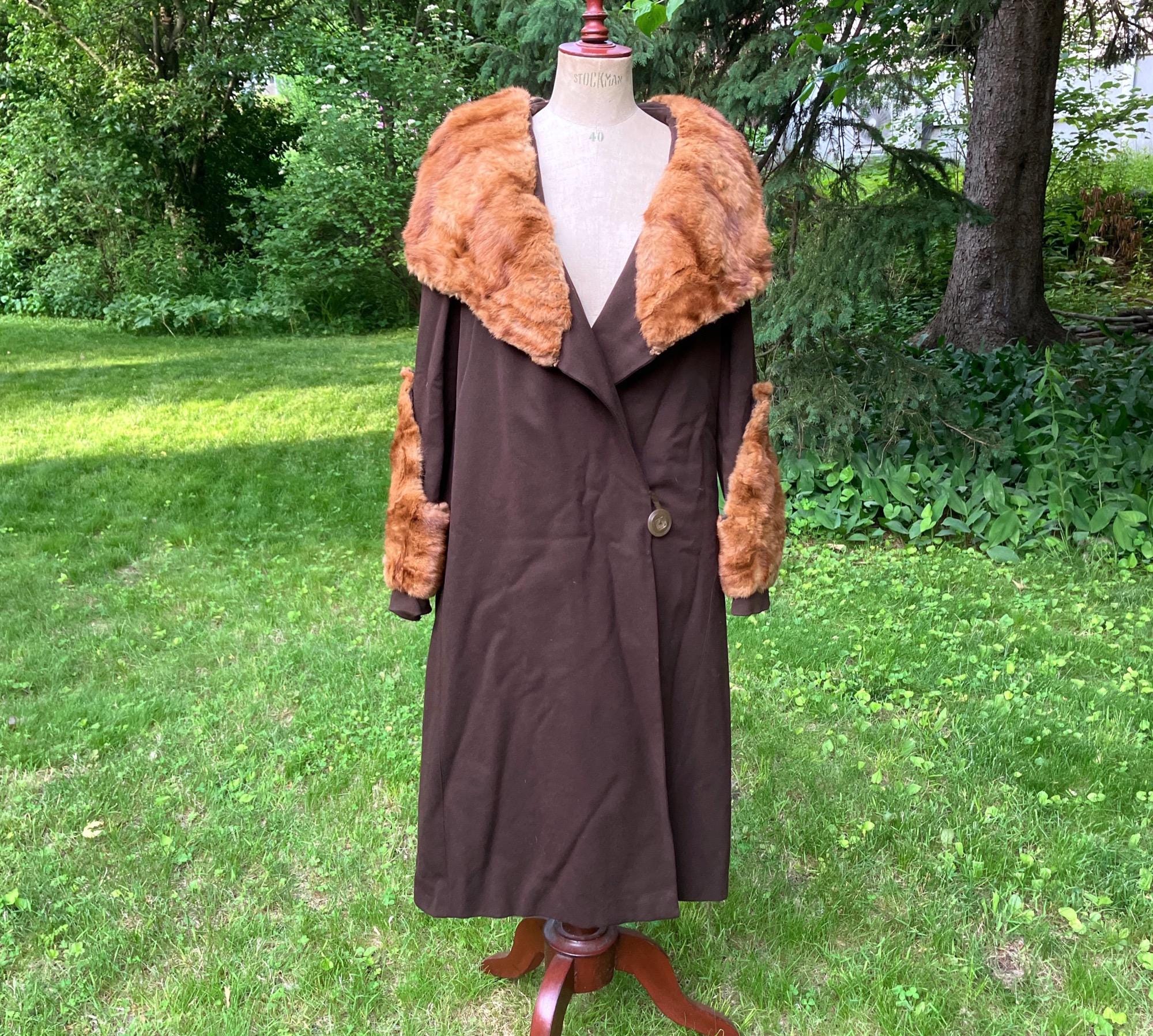 1920s Fur Coat - Etsy