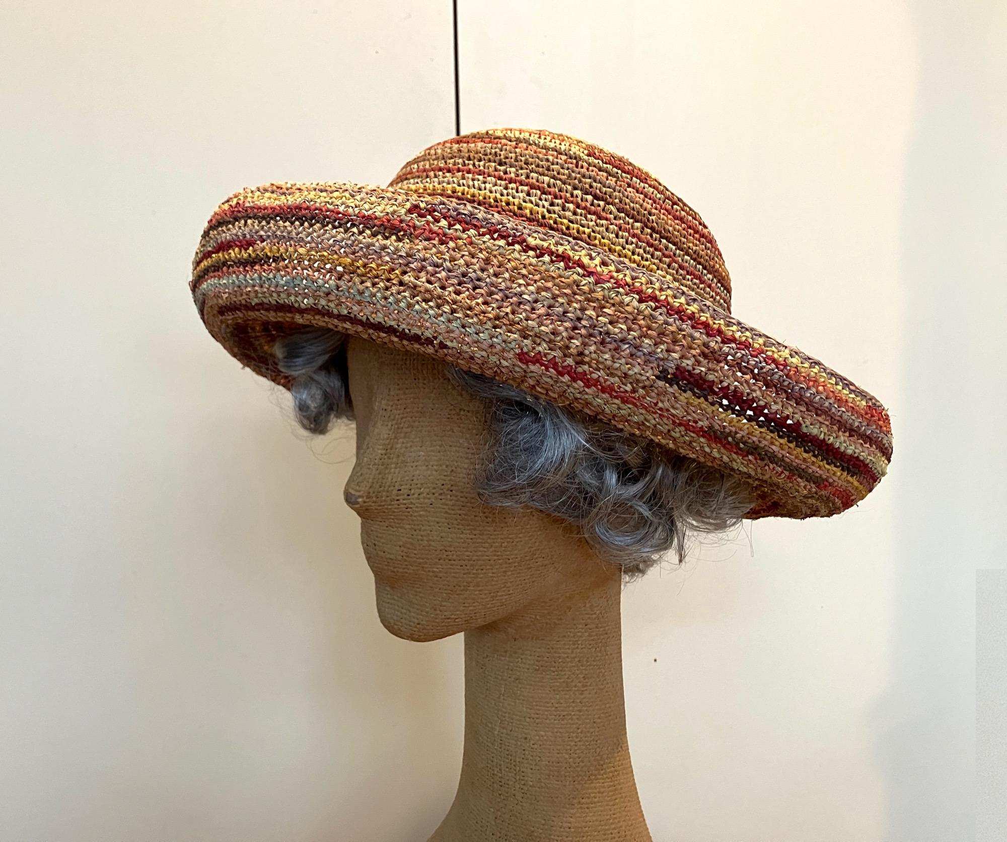 Helen Kaminski Australia Provence Red, Blue and Tan Raffia  display picture 3