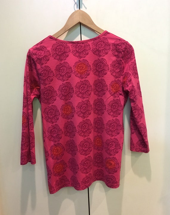 Vintage Marimekko "Maruna" cotton jersey top, Ann… - image 6