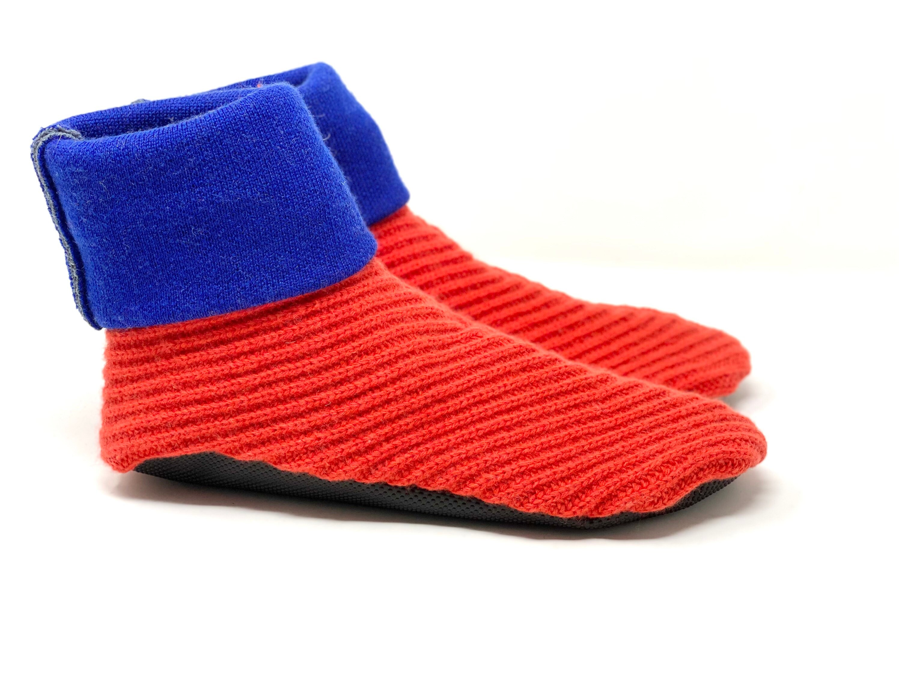 Men's Large Slippers, Upcycled Size 11-13, Adult Wool Slippers, Dad Gift, Hygge, Waldorf Teen Boy House Shoes, Non Slip, Machine Wash