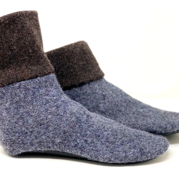 Hygge House Shoes, Adult Medium Waldorf Wool Slipper, W size 9.5-11, M size 8.5-10.5, Non-Slip, Ready to Ship, Machine Wash, Cottagecore