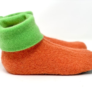 Montessori Children’s Shoes, Kids Slippers,  Size 3-5, Winter Shoes, Non Slip Bottoms, Machine Washable, Ready to Ship, Toddler Medium