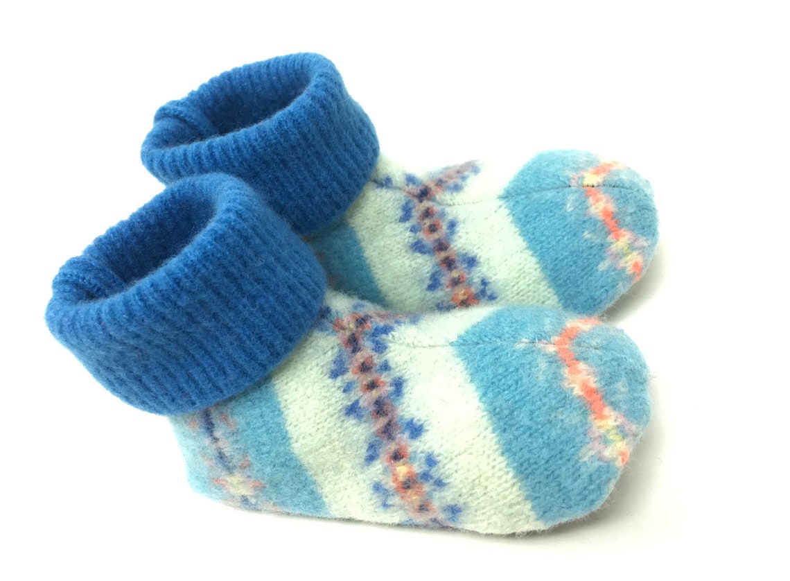 Montessori Toddler Slippers 1218 months Wool Sweater Etsy