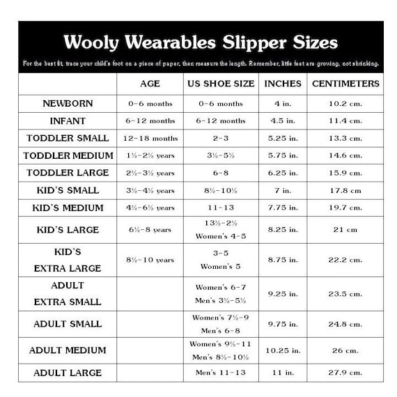 Sandal Size Chart | Cobian®